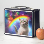 Weltraumkatze Metall Brotdose (Beispiel)