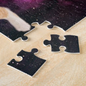Weltraumkatze mit Kappen und Fanpackung Puzzle (Seite)