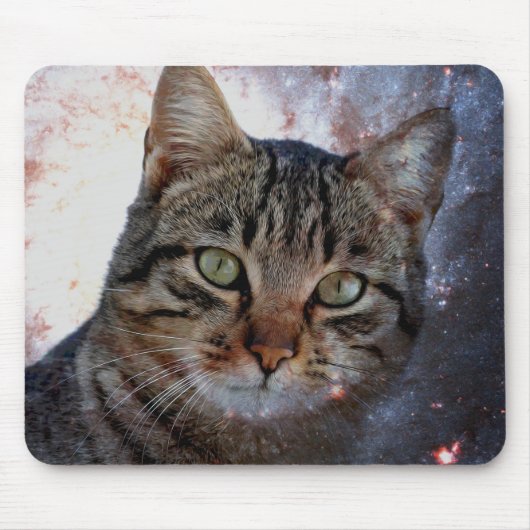 Weltraumkatze Mousepad (Vorne)