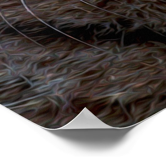 Weltraumkatze Poster (Ecke)