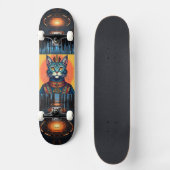 Weltraumkatze Skateboard (Vorderseite)
