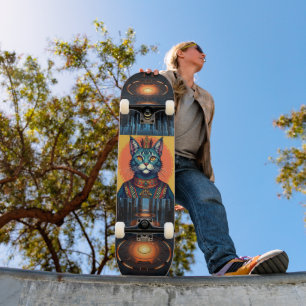 Weltraumkatze Skateboard