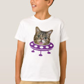 Weltraumkatze T-Shirt (Vorderseite)