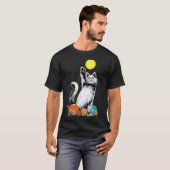 Weltraumkatze T-Shirt (Vorne ganz)