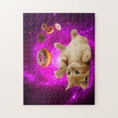 Weltraumkatze und die fliegenden Donuts Puzzle (Vertikal)