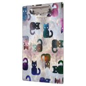 Weltraumkatzen | Galaxy Cat Klemmbrett (Links)