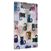 Weltraumkatzen | Galaxy Cat Klemmbrett (Rechts)