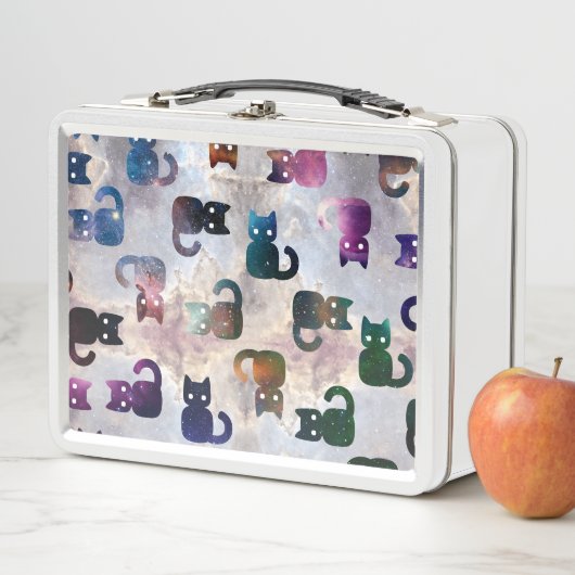 Weltraumkatzen | Galaxy Cat Metall Brotdose (Beispiel)