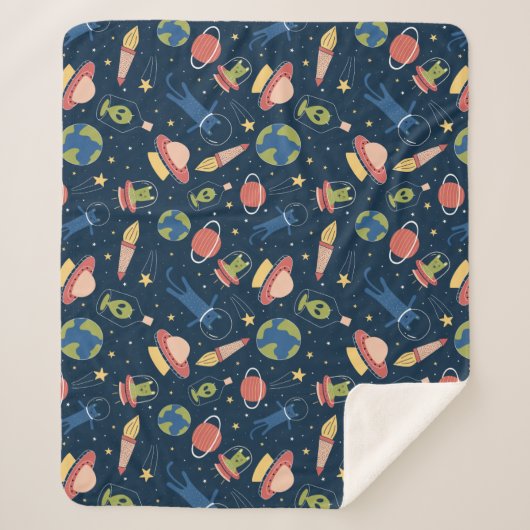 Weltraumkatzen Sherpadecke (Vorderseite)
