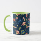 Weltraumkatzen Tasse (Links)