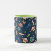Weltraumkatzen Tasse (Zentrum)