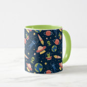 Weltraumkatzen Tasse (VorderseiteRechts)