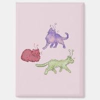 Weltraumkatzen Whimsical Space Cat Lustige Sci-Fi
