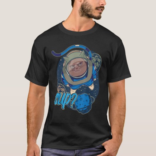 Weltraumkids-Kostume Astronaut Space T-Shirt (Vorderseite)