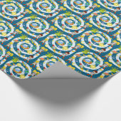 Weltraumkids-Schleifpapier Geschenkpapier (Ecke)