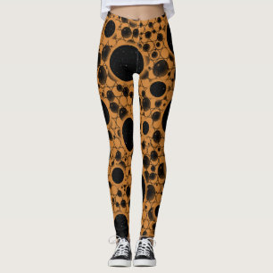Weltraumknobelpunkte - Bronze Leggings
