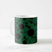 Weltraumknochen - Wald Kaffeetasse (Vorderseite Links)
