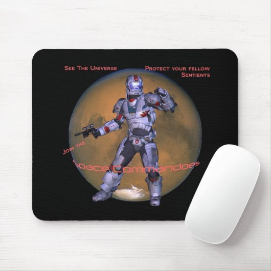 Weltraumkommando Mousepad (Mit Mouse)