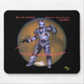 Weltraumkommando Mousepad (Vorne)