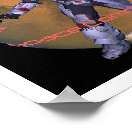 Weltraumkommando Poster (Ecke)