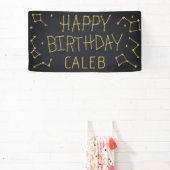 Weltraumkonstellation am Geburtstag Banner (InSitu)
