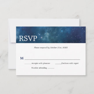 Weltraumkonstellation Galaxy Bar Mitzvah UAWG RSVP Karte