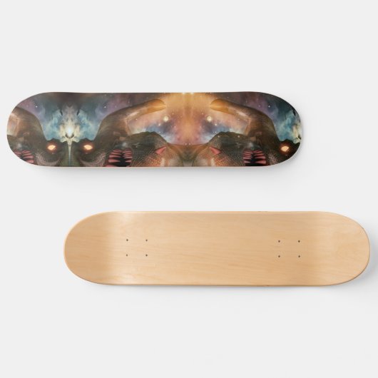 Weltraumkreaturen Skateboard (Horizontal)