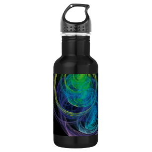 Weltraumkreise Edelstahlflasche