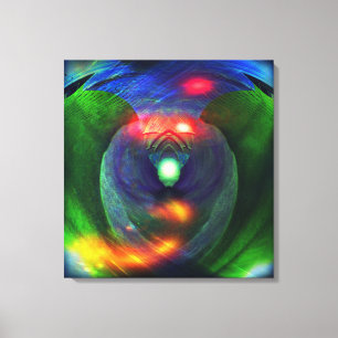 Weltraumkriege / Bird of Prey Wrapped Canvas Leinwanddruck