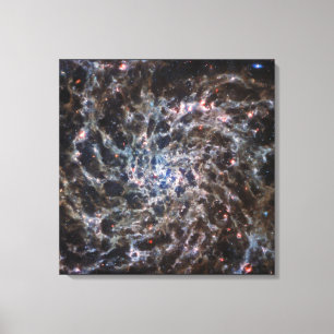 Weltraumkunst #44 Spiralgalaxie Leinwanddruck