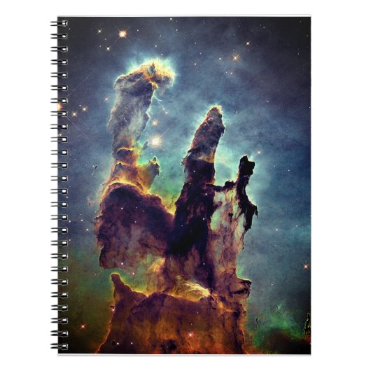 Weltraumkunst der Schöpfer auf seinem Thron Notizblock (Vorderseite)
