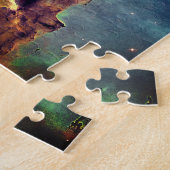 Weltraumkunst der Schöpfer auf seinem Thron Puzzle (Seite)