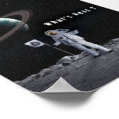 Weltraumkunst | Digitale Kunst Poster (Ecke)