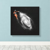 Weltraumkunst | Florent Bodart Leinwanddruck (Insitu (Holzboden))
