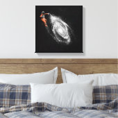 Weltraumkunst | Florent Bodart Leinwanddruck (Insitu (Schlafzimmer))