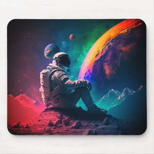 Weltraumkunst Mousepad (Vorne)