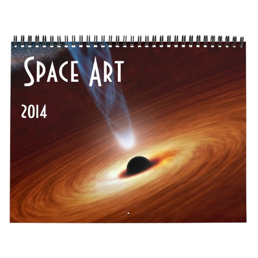 Weltraumkunstkalender 2014 Astronomie Kalender (Titelbild)