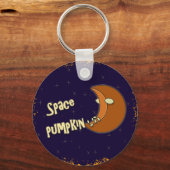 Weltraumkürbis Schlüsselanhänger (Vorderseite)