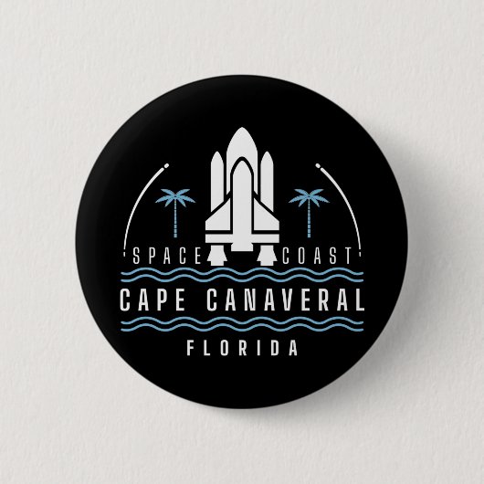 Weltraumküste Capanaveral Button (Vorderseite)