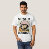 WELTRAUMKUWBOY MÄNNER VINTAGE T - SHIRT (Vorne ganz)