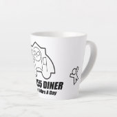 Weltraumlebensmittelbereich55 DINER Milchtasse (Rechte Ecke)