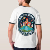 Weltraumlernender T - Shirt (Rückseite)