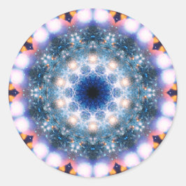 Weltraumloch Runder Aufkleber