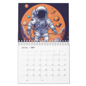 Weltraummann Kalender (Jan 2027)