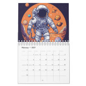 Weltraummann Kalender (Feb 2027)