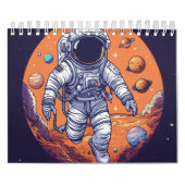Weltraummann Kalender (Titelbild)