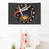 Weltraummissionsabzeichen Banner (InSitu)