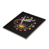Weltraummissionsabzeichen Fliese (Seite)
