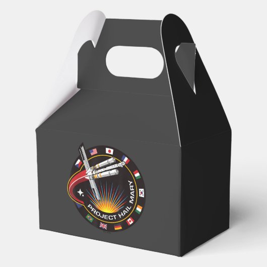 Weltraummissionsabzeichen Geschenkschachtel (Vorderseite)