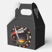 Weltraummissionsabzeichen Geschenkschachtel (Rückseite)